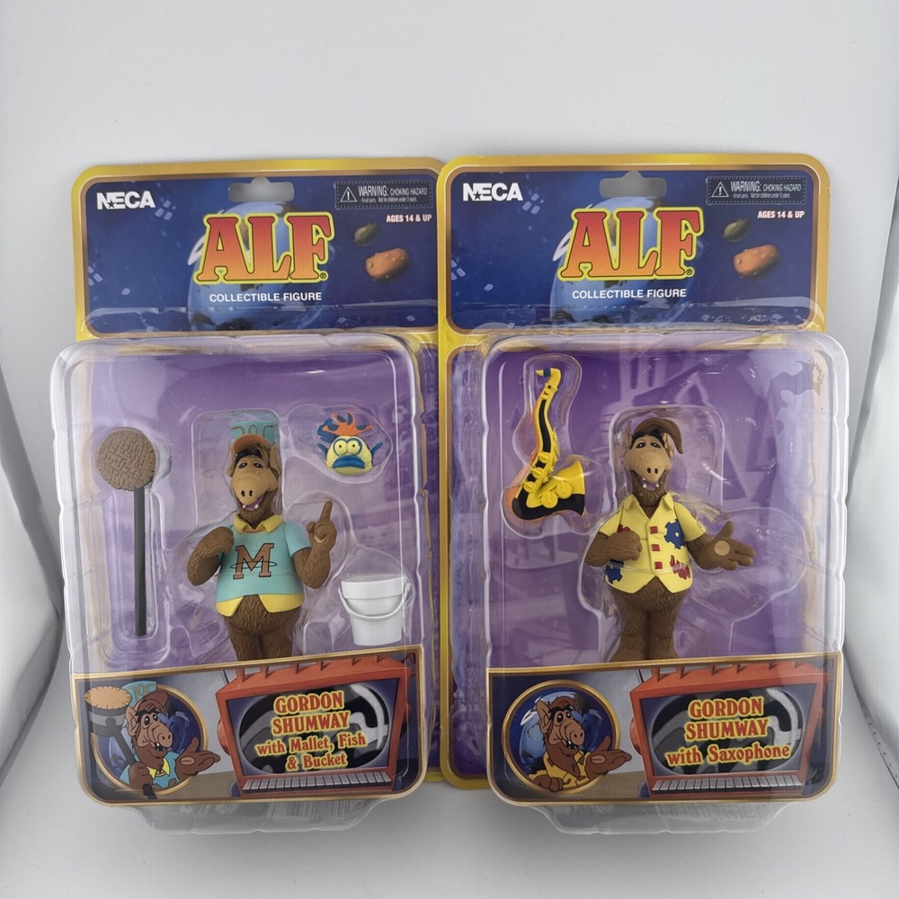 NECA ALF Gordon Shumway 2023 Target Exclusive Figures 2 Pk Lot Haulathon